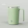 400ml Stainless Steel Sports-Style Coffee Mug Handle Cold Thermal Vacuum Flask with Water Food for Gyms Use Includes Lids