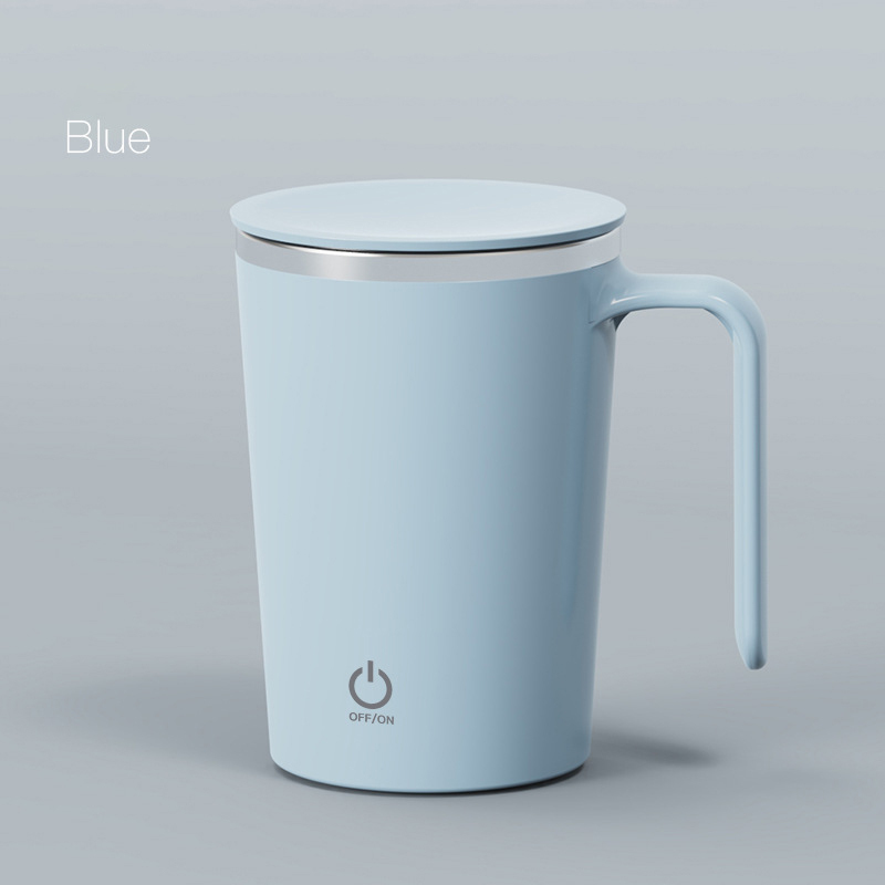 400ml Stainless Steel Sports-Style Coffee Mug Handle Cold Thermal Vacuum Flask with Water Food for Gyms Use Includes Lids