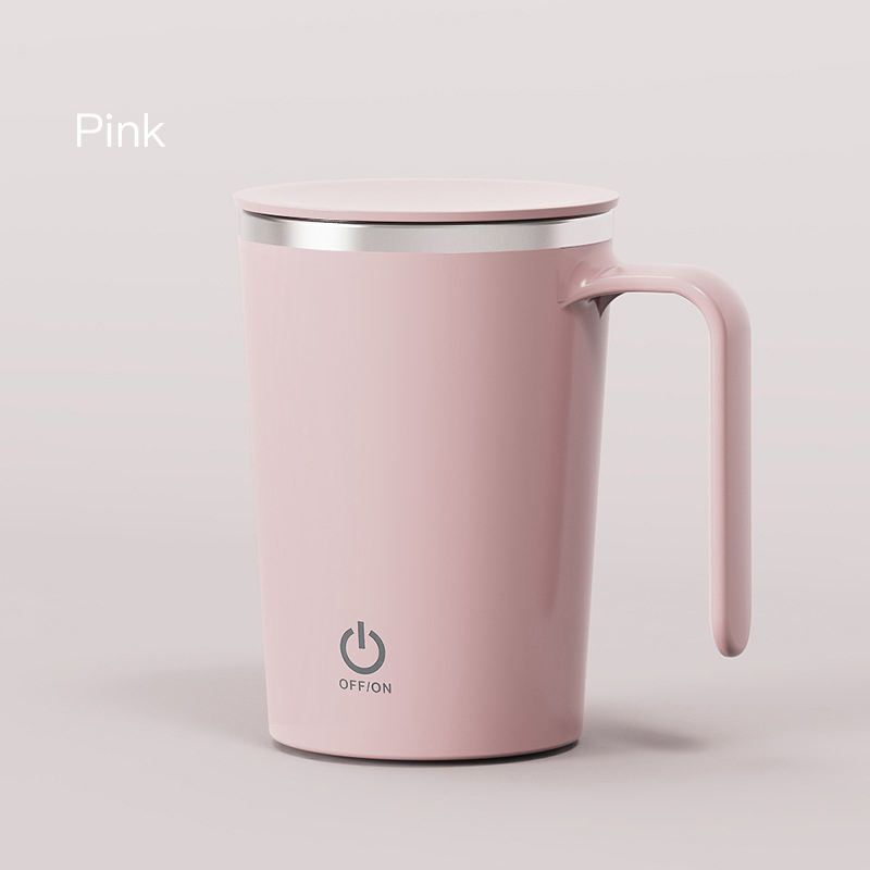 400ml Stainless Steel Sports-Style Coffee Mug Handle Cold Thermal Vacuum Flask with Water Food for Gyms Use Includes Lids