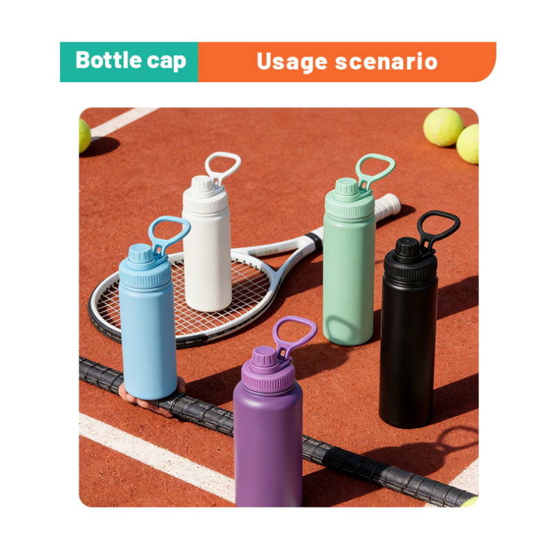 MUCR Dreamy Hues Food-Safe Plastic Flask Lids-A Curated Selection of Chic, Functional Designs