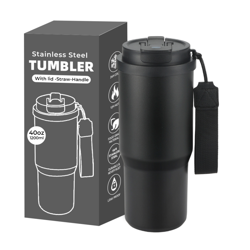 750ml Stainless Steel Insulated Travel Mug Coffee Tumbler and Water Bottle for Leak Proof for Outdoor for Boiling Water