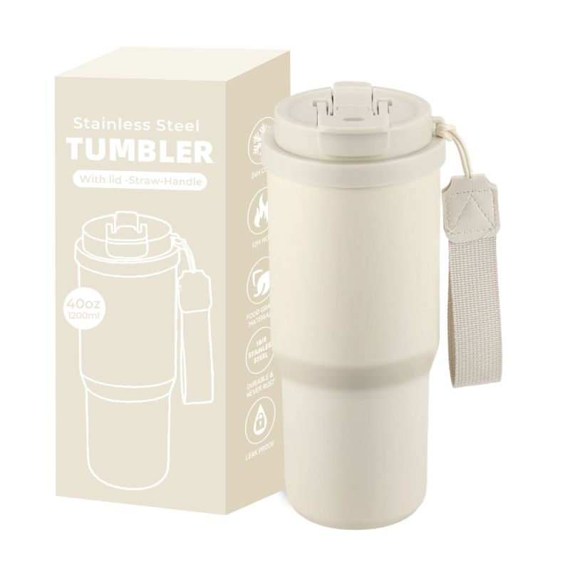 750ml Stainless Steel Insulated Travel Mug Coffee Tumbler and Water Bottle for Leak Proof for Outdoor for Boiling Water
