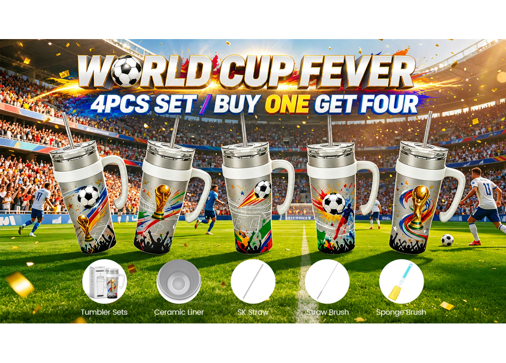 Catch the World Cup Fever: Why Our Insulated Ceramic Tumbler Set is Your Ultimate Match-Day Companion---
