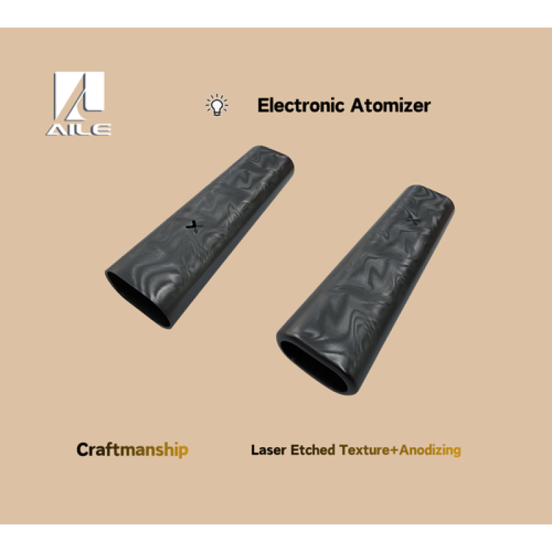 Electric Atomizer Enclosure- Laser Etched Texture+Anodizing