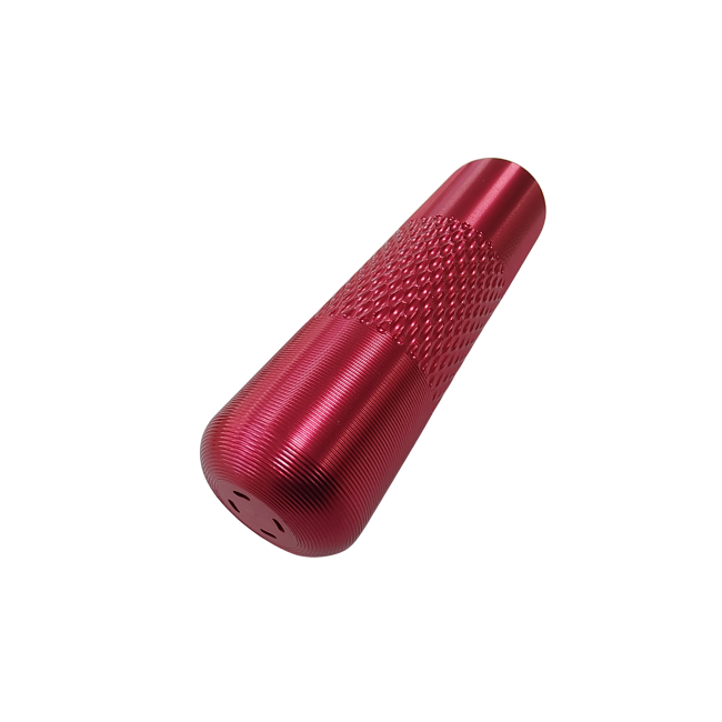 Electric Atomizer Enclosure- Sandblast Textured + Bright Anodizing