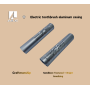 Electric toothbrush aluminum casing-Sandblast Textured + Bright Anodizing