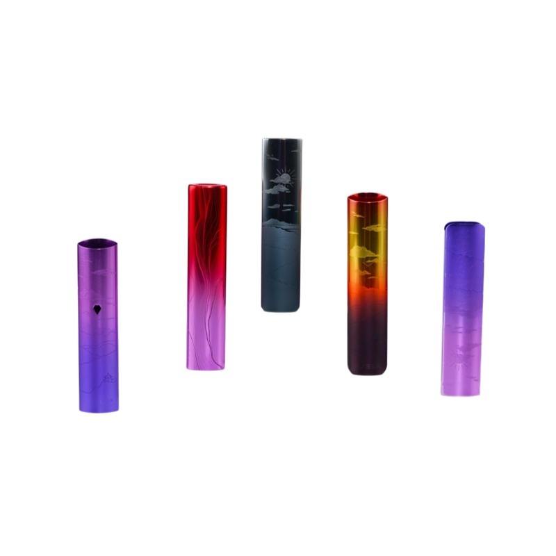 Laser-Engraved Optical Aluminum Atomizer Case | Anodized Finish