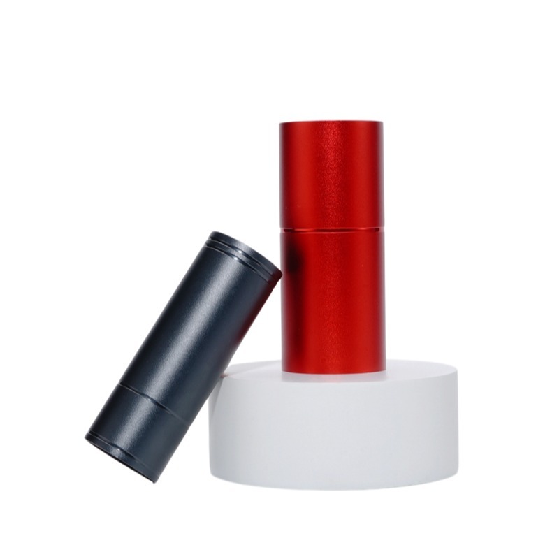 High-Gloss CNC & Sandblasted Aluminum Atomizer Case | Bright Anodized