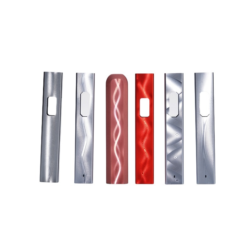 Optical Texture Aluminum Atomizer Case | Bright Anodized Finish