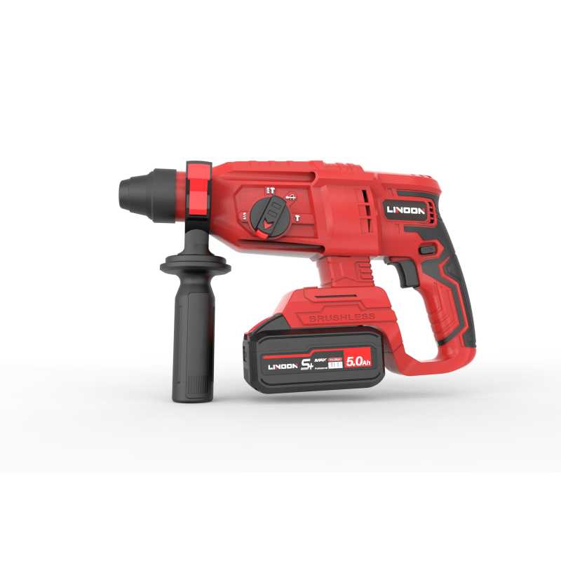 LN H5261 21V Lithium-ion Brushless SDS 2J Heavy Duty Rotary Hammer Drill 1-Inch Cordless Hammer Drill for Concrete