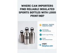 Where can importers find reliable manufacturers of insulated sports bottles with logo printing?