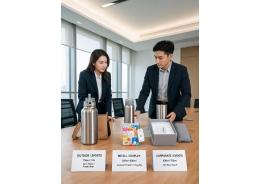 Which cup types and packaging options are most effective for promotional gift campaigns?