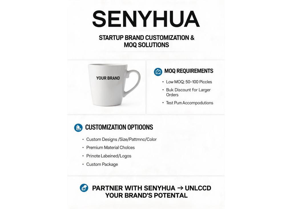 What customization options and MOQ requirements apply to small batch orders for startup brands?
