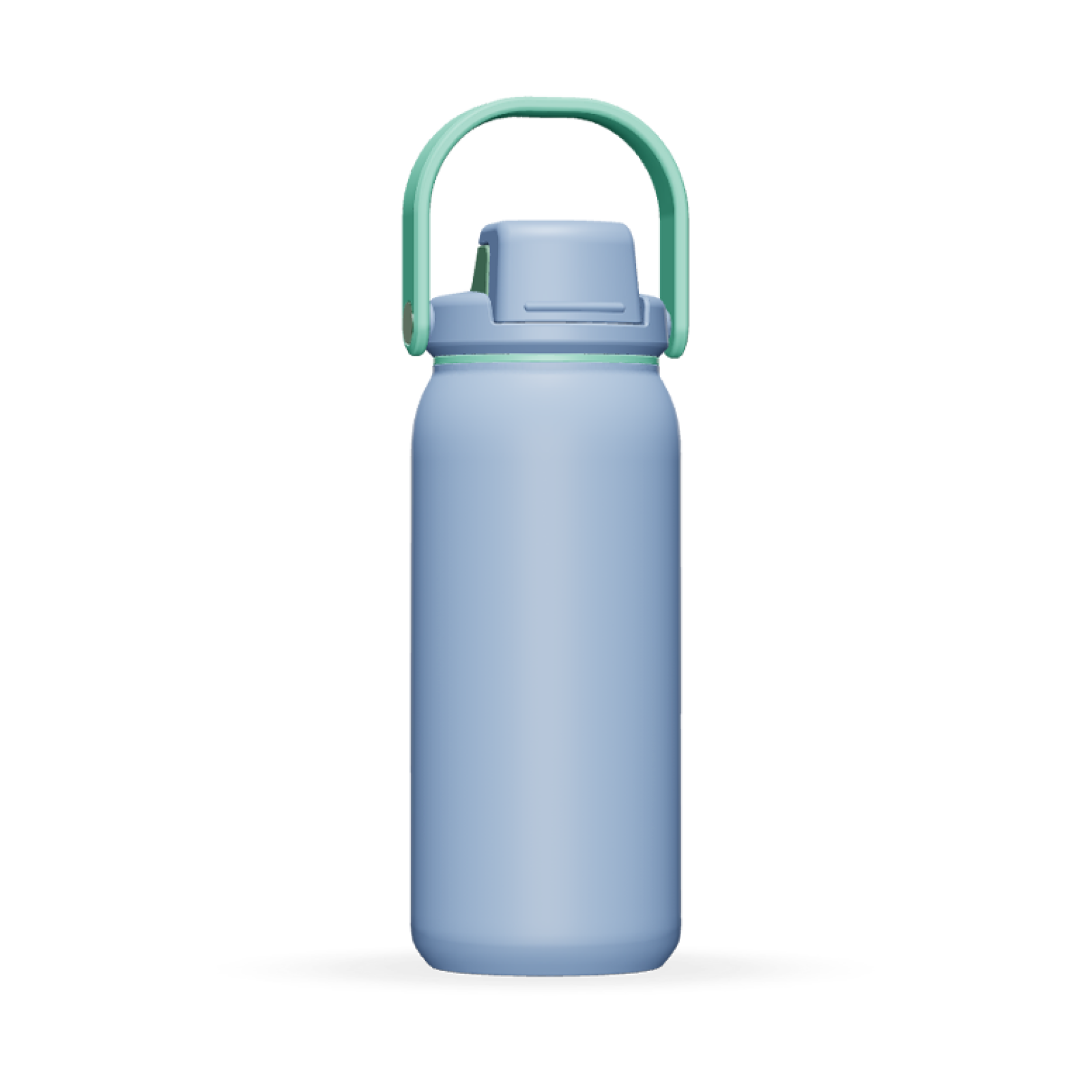 17oz Customizable 304 Stainless Steel Flip Lid Insulated Water Bottle With Portable Handle