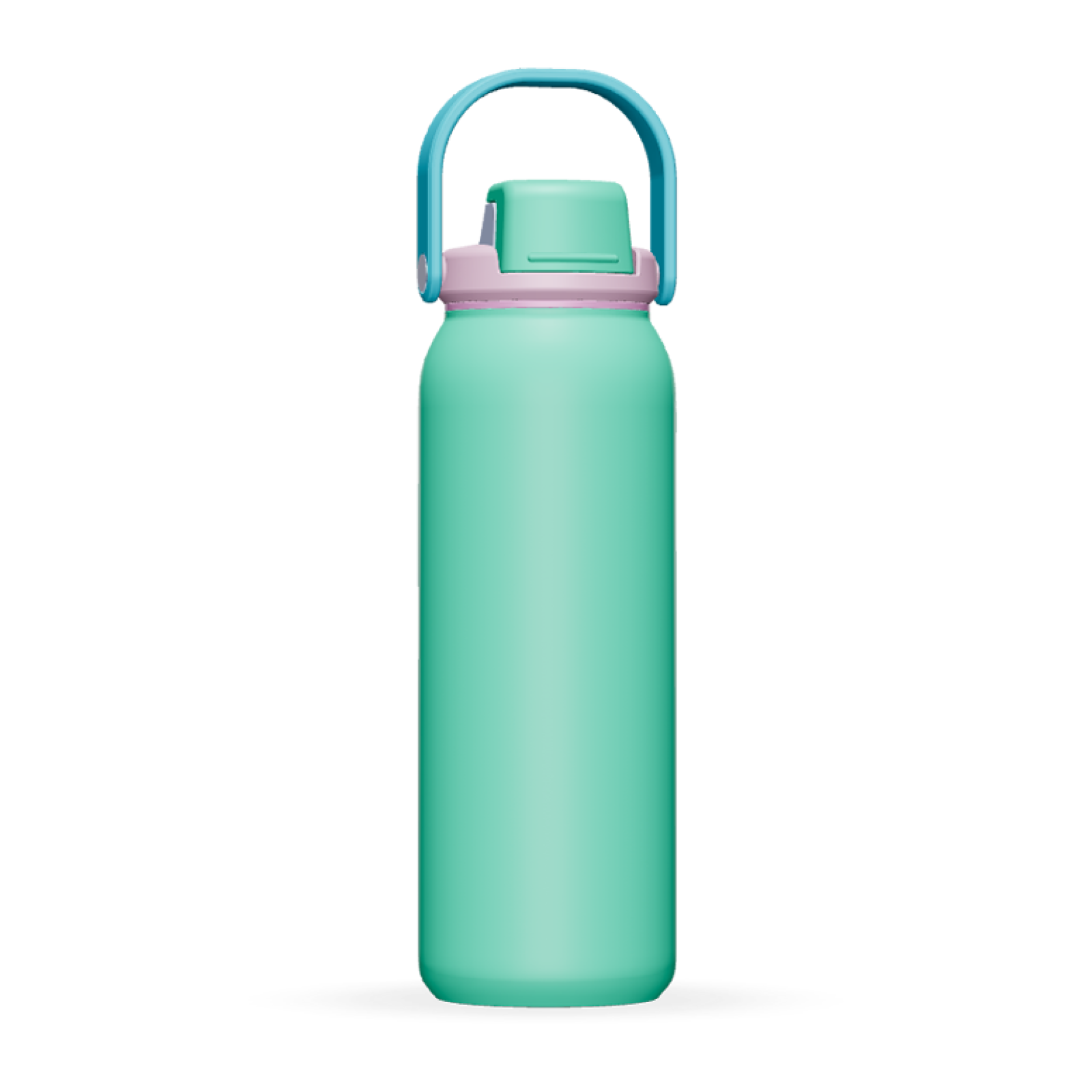 25oz Customizable 304 Stainless Steel Flip Lid Insulated Water Bottle With Portable Handle