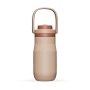 17oz Ergonomic Handle Straw Lid Insulated Stainless Steel Water Bottle - Customizable