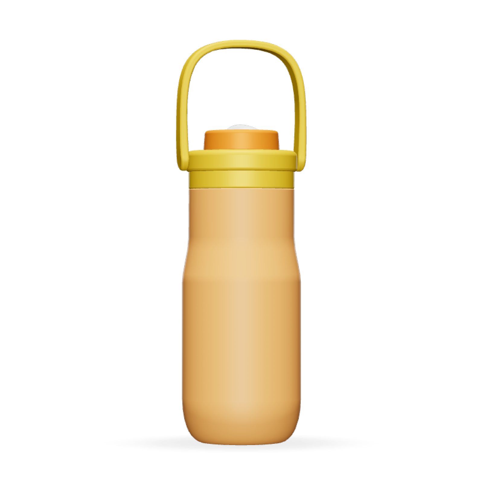 21oz Customizable 304 Stainless Steel Insulated Water Bottle With Carry Handle & Straw Lid
