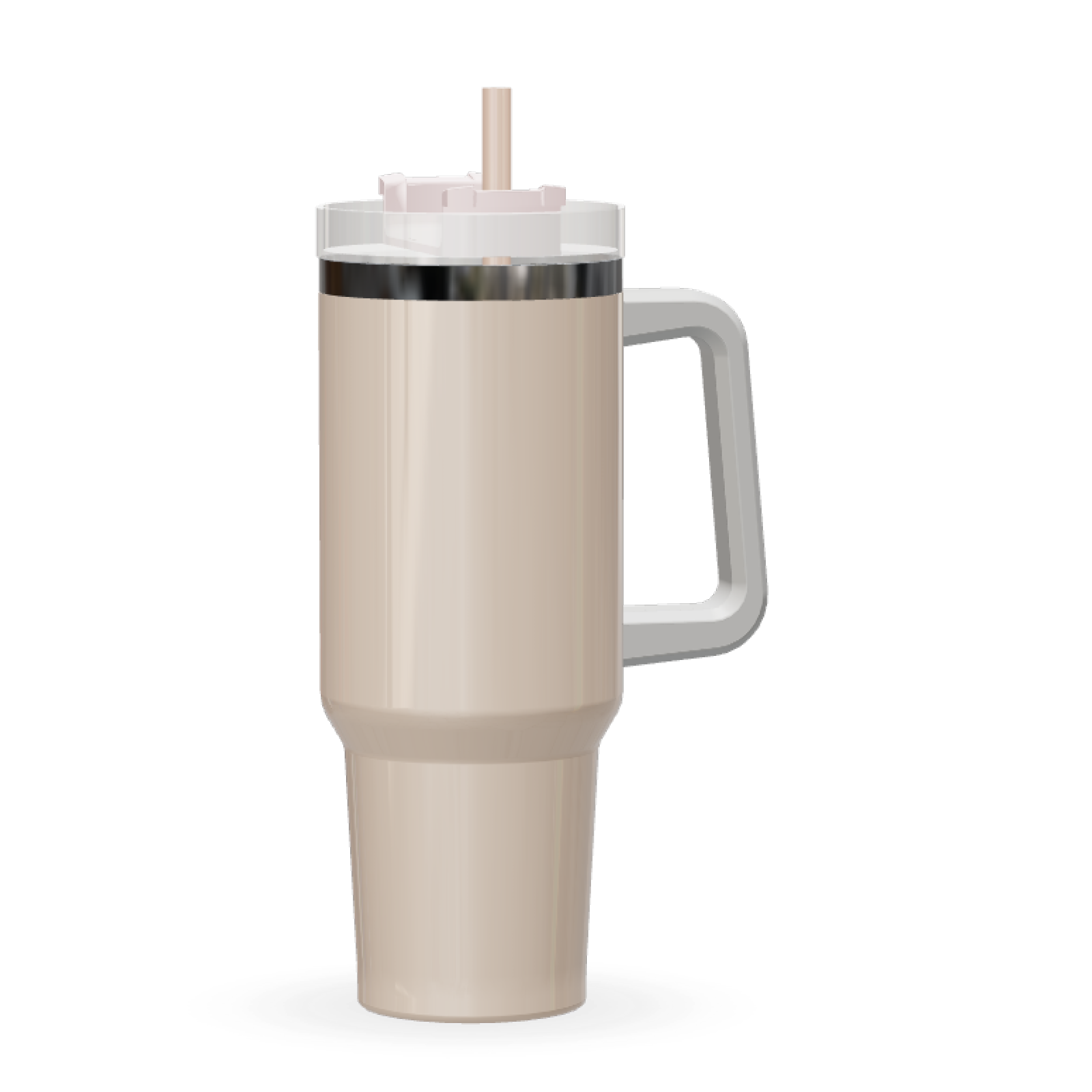 40oz Vacuum Insulated Stainless Steel Tumbler with Handle & Straw