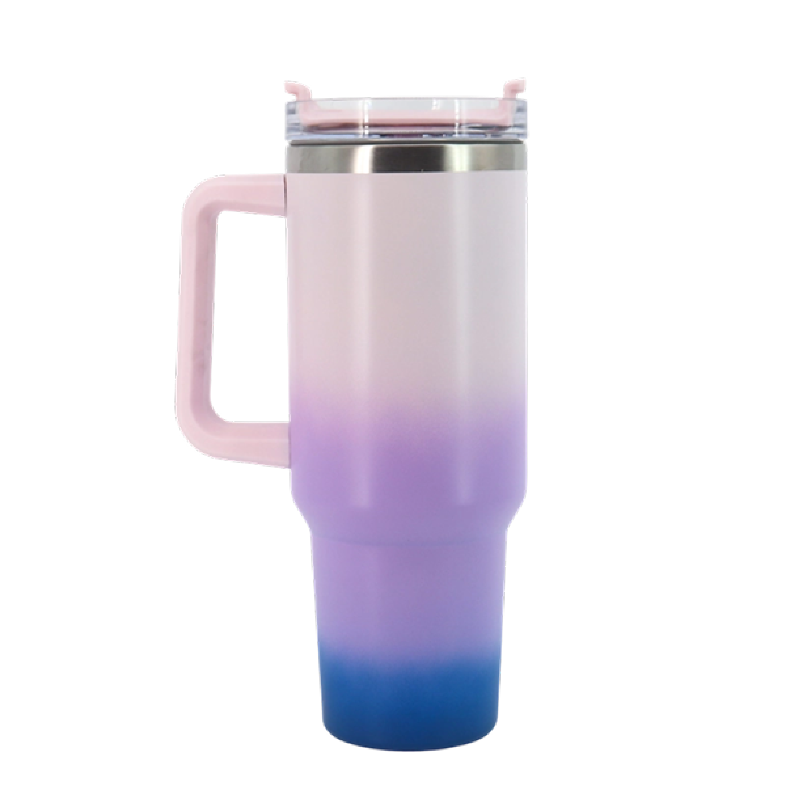 40oz Vacuum Insulated Stainless Steel Tumbler with Handle & Straw