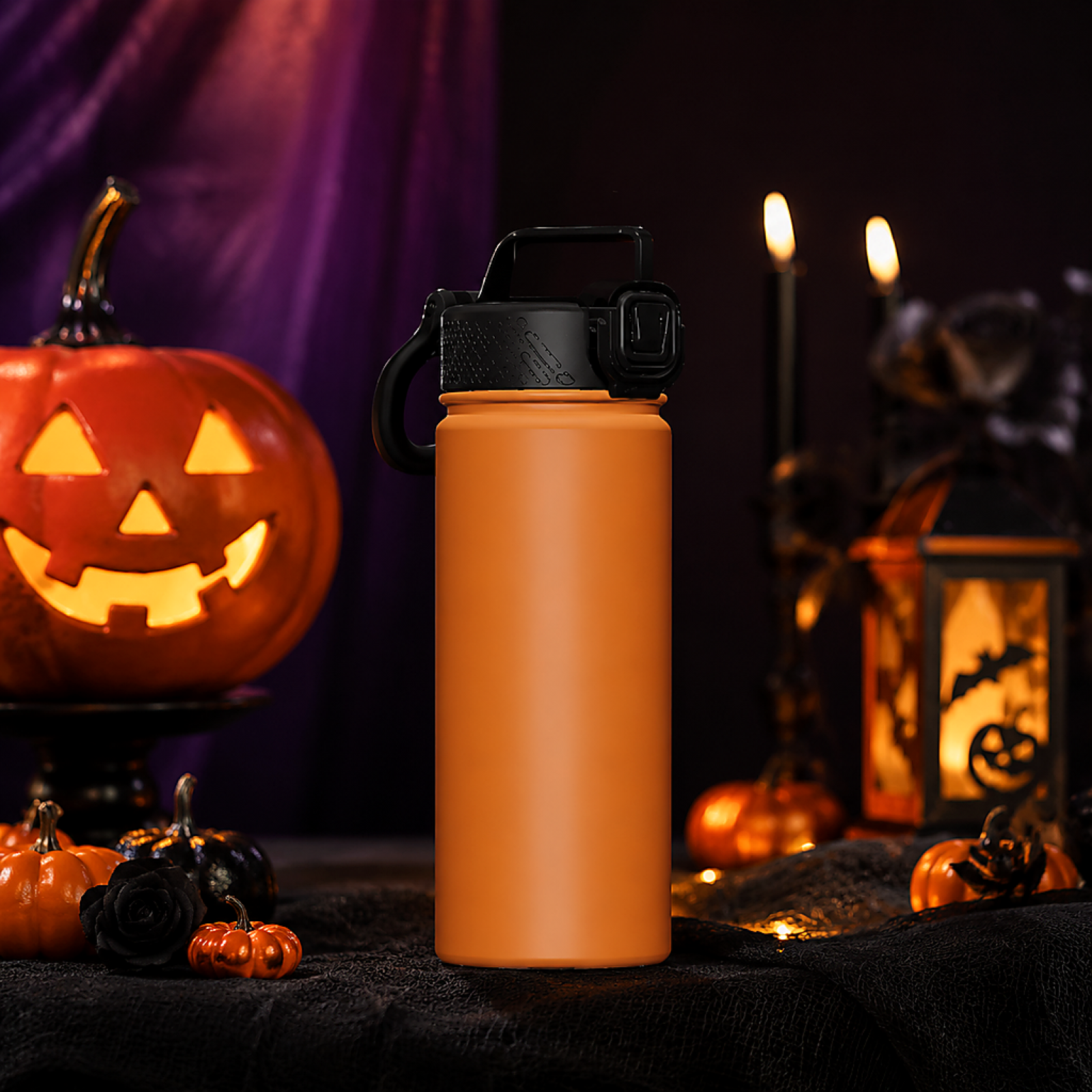 18oz Insulated Wide Mouth Stainless Steel Bottle - Customizable