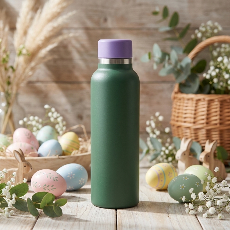 34oz Insulated Stainless Steel Bottle, Customizable Design