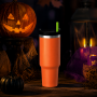 40oz Vacuum Insulated Stainless Steel Tumbler with Handle & Straw