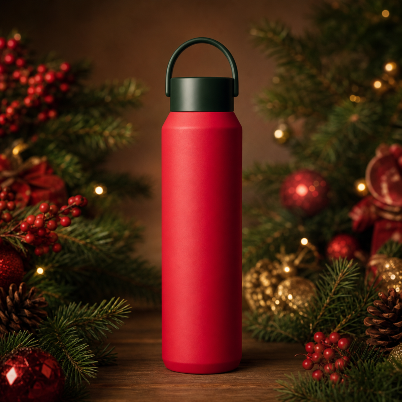 20oz Slim Insulated Stainless Steel Bottle, Leakproof & Lightweight