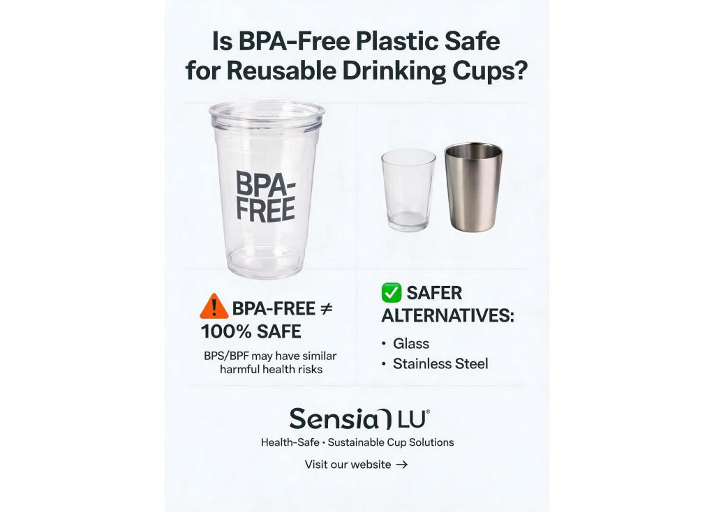 Is BPA-free plastic safe for reusable drinking cups?