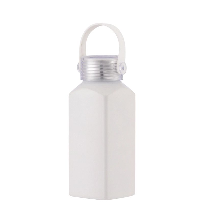 17oz Square Aluminum Water Bottle Outdoor Lightweight