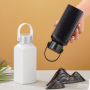 17oz Square Aluminum Water Bottle Outdoor Lightweight