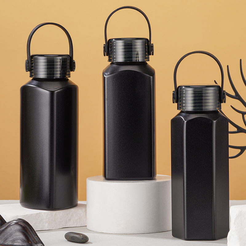 17oz Lightweight Triangular Aluminum Water Bottle Outdoor