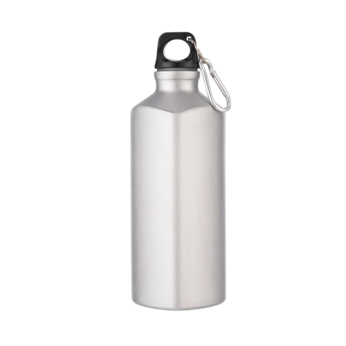 17oz Triangular Aluminum Water Bottle with Carabiner Outdoor
