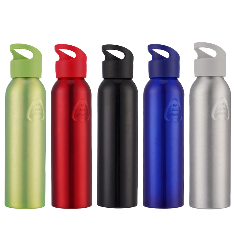 22oz Leak-Proof Aluminum Sports Bottle Lightweight Crown-Top