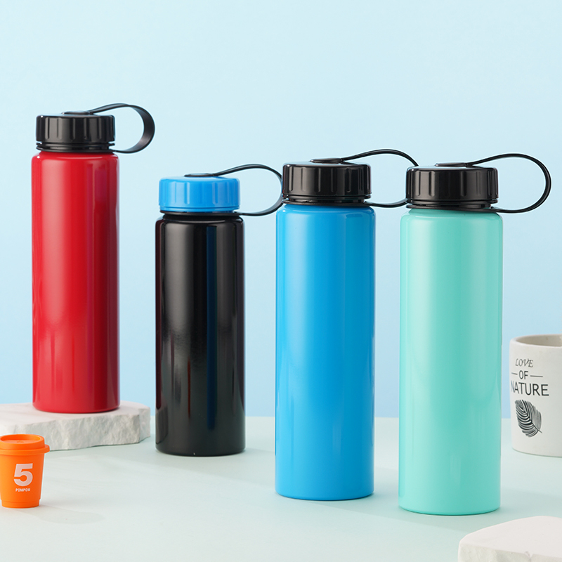 22oz BPA-Free Aluminum Water Bottle with Contrast Screw Cap