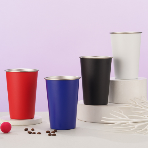 15oz Stainless Steel Beer Pint Cup - Stackable Food-Grade