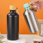 17oz Outdoor Loop-handle-lid Insulated Stainless Steel Water Bottle