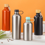 17oz Outdoor Loop-handle-lid Insulated Stainless Steel Water Bottle