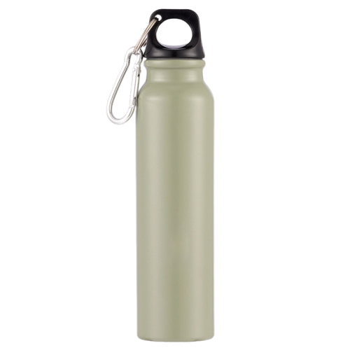 7oz Aluminum Water Bottle with Carabiner, Leakproof, BPA-Free