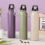 7oz Aluminum Water Bottle with Carabiner, Leakproof, BPA-Free