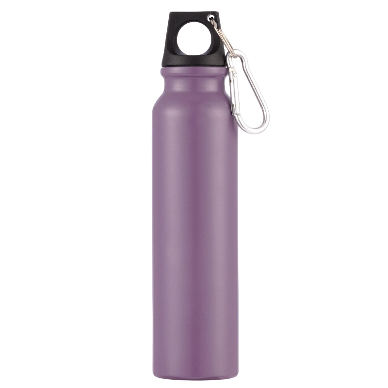 7oz Aluminum Water Bottle with Carabiner, Leakproof, BPA-Free