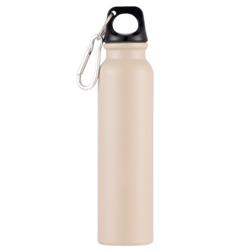 7oz Aluminum Water Bottle with Carabiner, Leakproof, BPA-Free