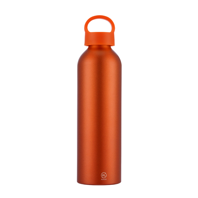 Lightweight 20oz Aluminum Sports Water Bottle with Ring Lid