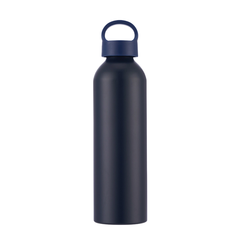 Lightweight 20oz Aluminum Sports Water Bottle with Ring Lid