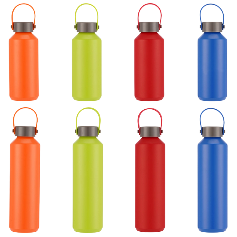 19oz Outdoor Earbud-cap Handle Lightweight Aluminum Sports Bottle