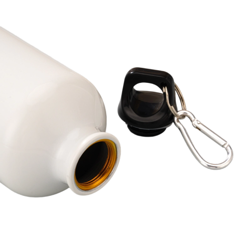 20oz Outdoor Lightweight Aluminum Water Bottle with Carabiner