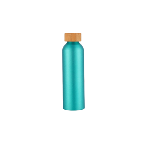 20oz Eco Bamboo Top Aluminum Sports Bottle with String
