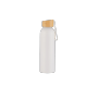 20oz Eco Bamboo Top Aluminum Sports Bottle with String