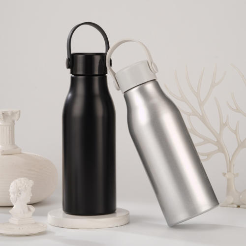 22oz Milk-bottle Loop-handle Lightweight Aluminum Water Bottle
