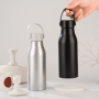 22oz Milk-bottle Loop-handle Lightweight Aluminum Water Bottle