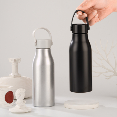 22oz Milk-bottle Loop-handle Lightweight Aluminum Water Bottle